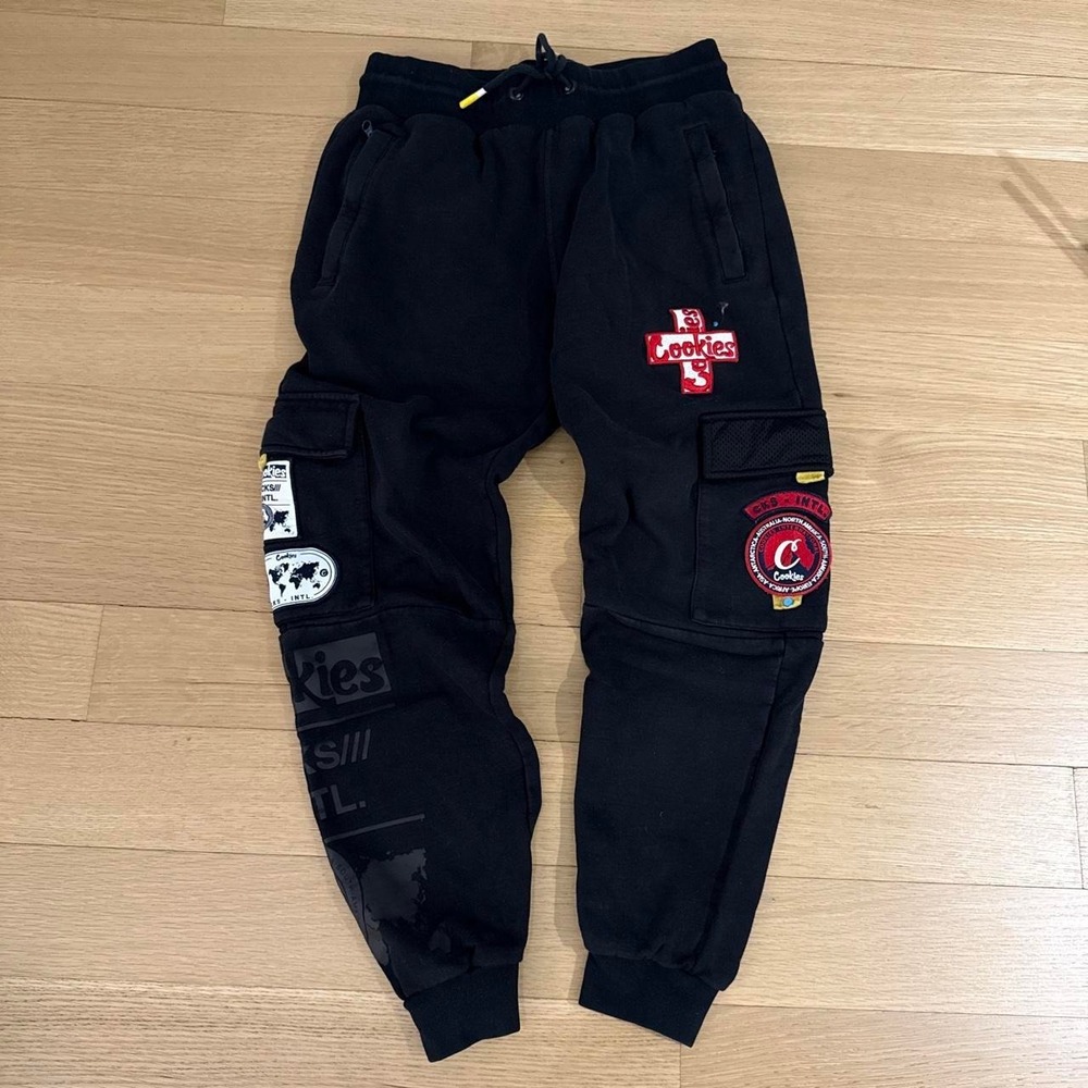 Men's Cookies Black Cargo Pants